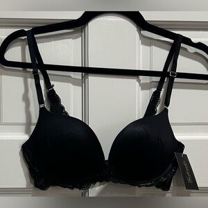 Frederick's Of Hollywood Women's Julieta Soft Cup Contour Bra Size 32C Black Tan